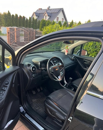 Chevrolet Trax cena 42500 przebieg: 113677, rok produkcji 2013 z Konin małe 79